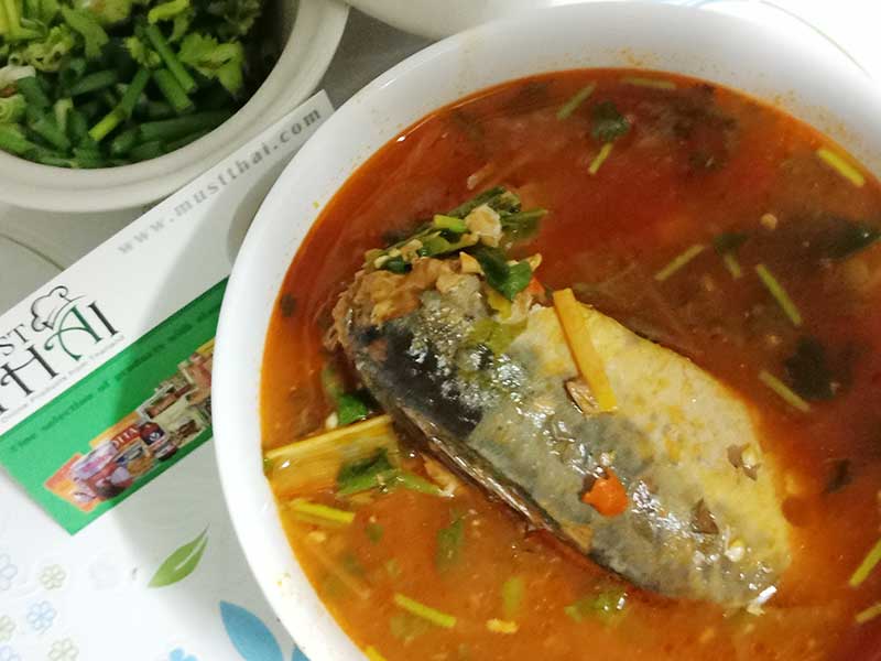 Tom yum canned mackerel in tomato sauce